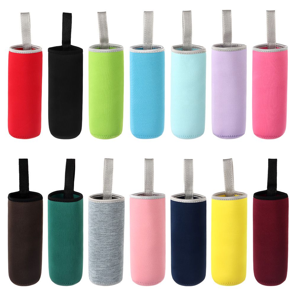 Outdoor Sport Glass Water Bottle - アウトドアスポーツポーチ ポータブルガラスボトルカバー ウォーターボトルカバー 真空カップスリーブ ウォーターボトルケース