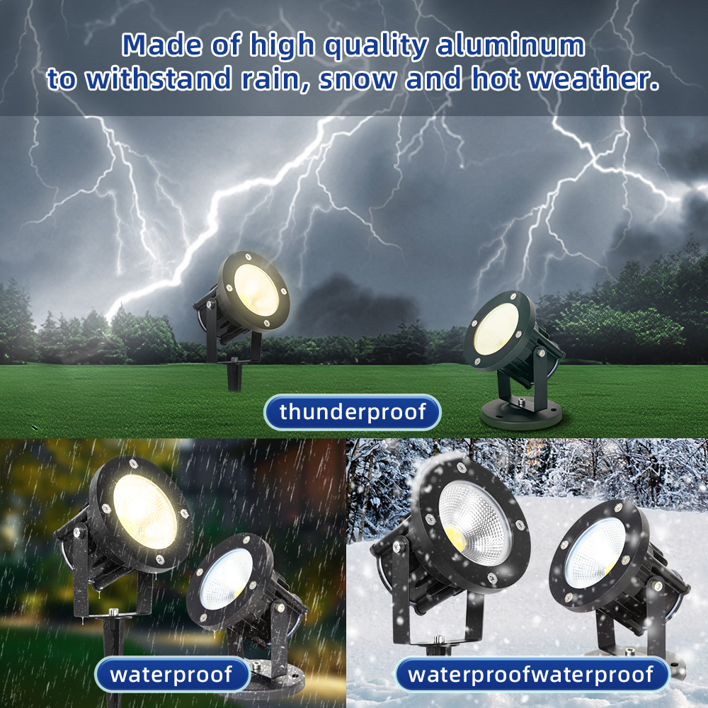 Outdoor Spotlight - LED GU10 ガーデン照明芝生ランプ屋外防水照明 Led ガーデンパススポットライト COB