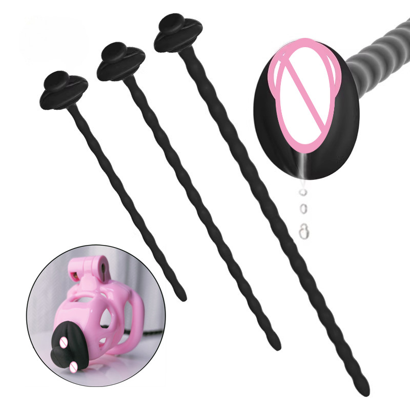 Lunge Line Horse - エクストラロング尿道拡張器カテーテル貞操ケージペニスプラグ刺激BDSMボンデージホースアイロッドシミュレーター男性用セックストイ