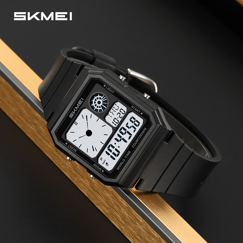 Outdoor Sports List - SKMEI ファッションクリエイティブスポーツ夏時間デジタル電子時計男性女性学生防水屋外腕時計