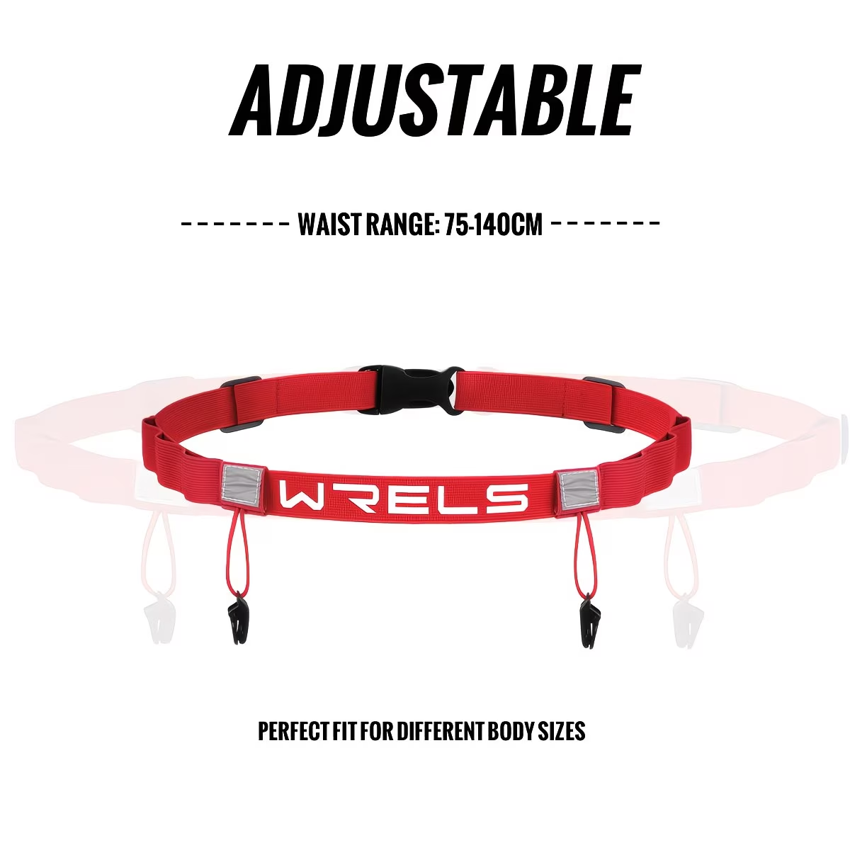 Outdoor Sports List - WRELS ユニセックス トライアスロン マラソン レースナンバーベルト アウトドア