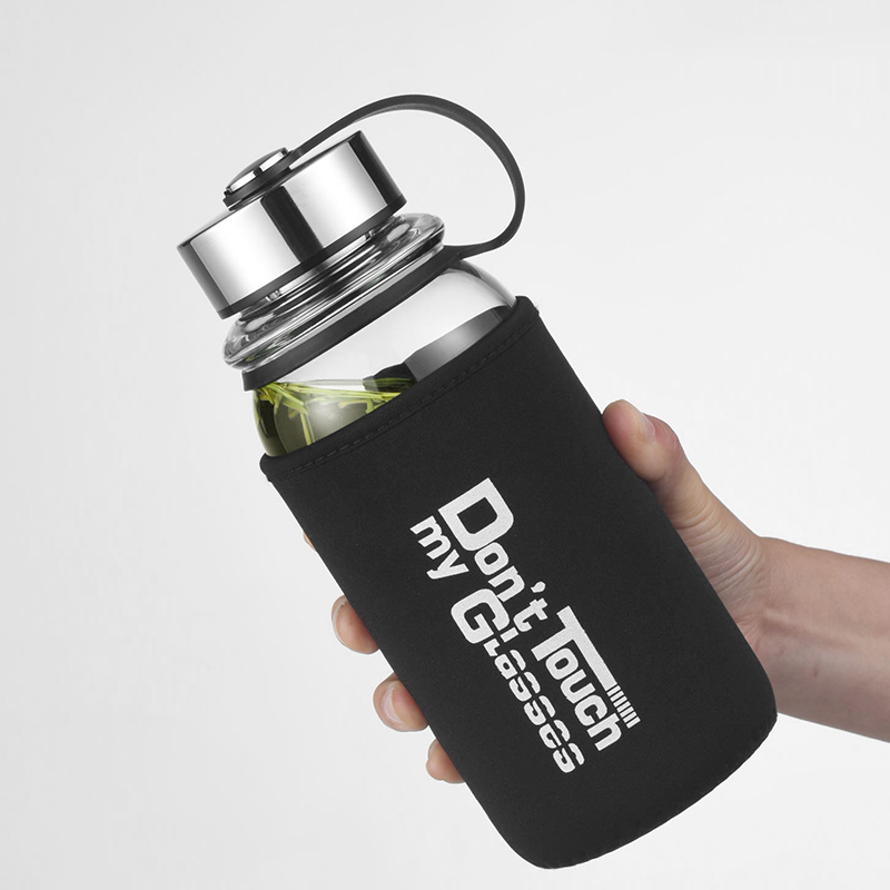 Gianxi-大容量のガラス製ウォーターボトル,ポータブル, - Outdoor Sport Glass Water Bottle のレビューと価格