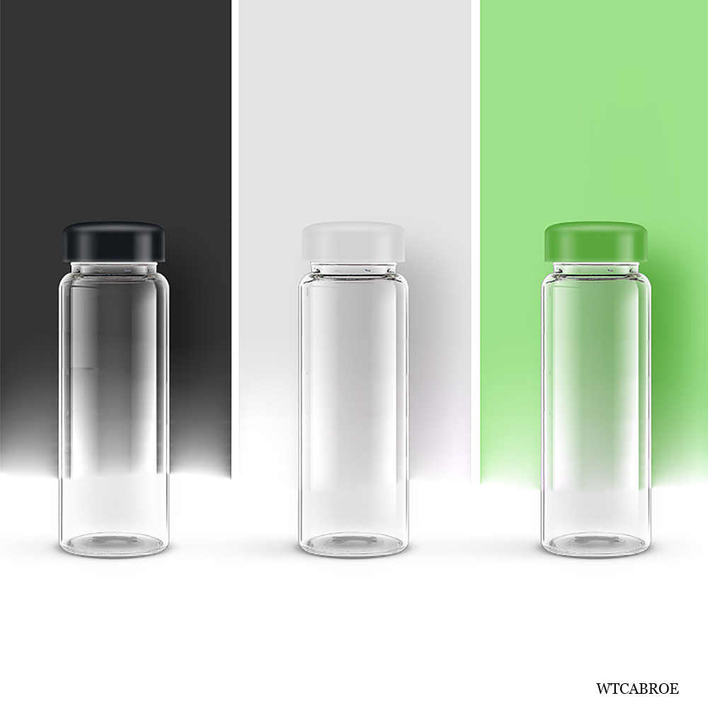 420ml子供用携帯ガラス製水筒、漏れ防止500ml、女性向 - Outdoor Sport Glass Water Bottle のレビューと価格