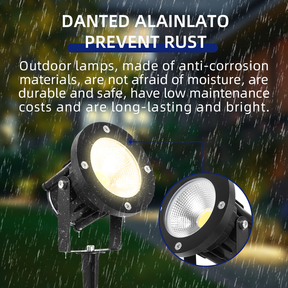 LED GU10 ガーデン照明芝生ランプ屋外防水照明 Led - Outdoor Spotlight のレビューと価格