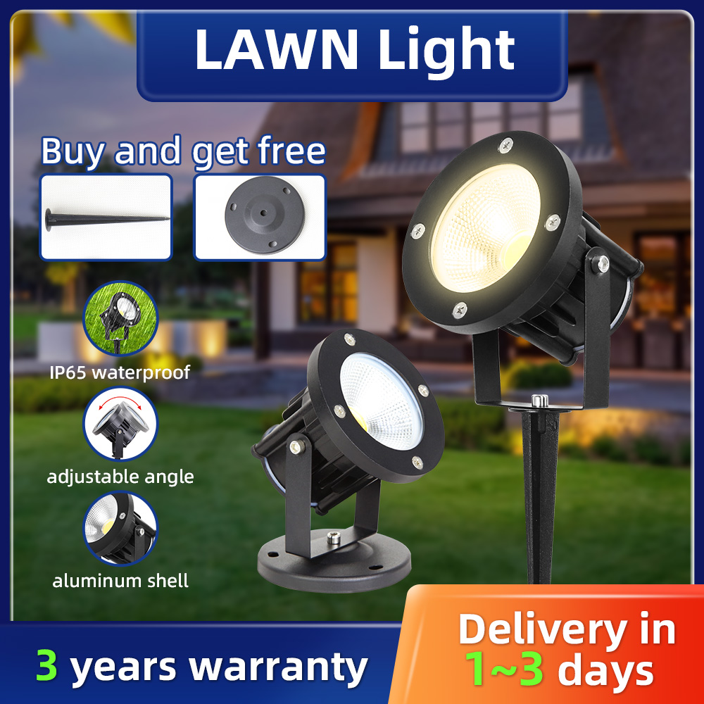 LED GU10 ガーデン照明芝生ランプ屋外防水照明 Led - Outdoor Spotlight のレビューと価格