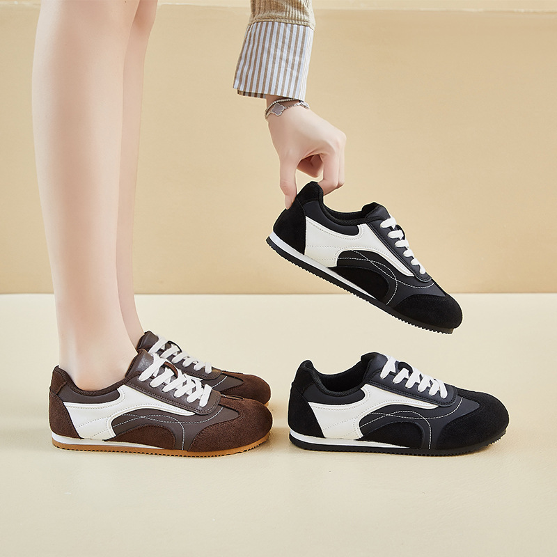 女性用革製スポーツシューズ、若者や中年向けの厚底カジュアルシ - Outdoor Sports Shoes のレビューと価格