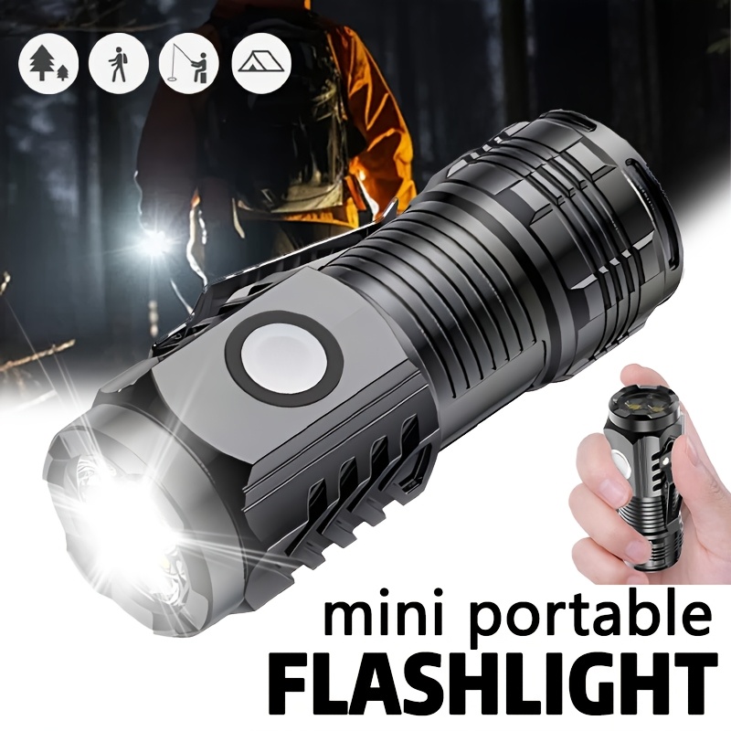 ペンクリップ付きミニ3LED懐中電灯、夜間ウォーキング、ポー - Outdoor Spotlight のレビューと価格