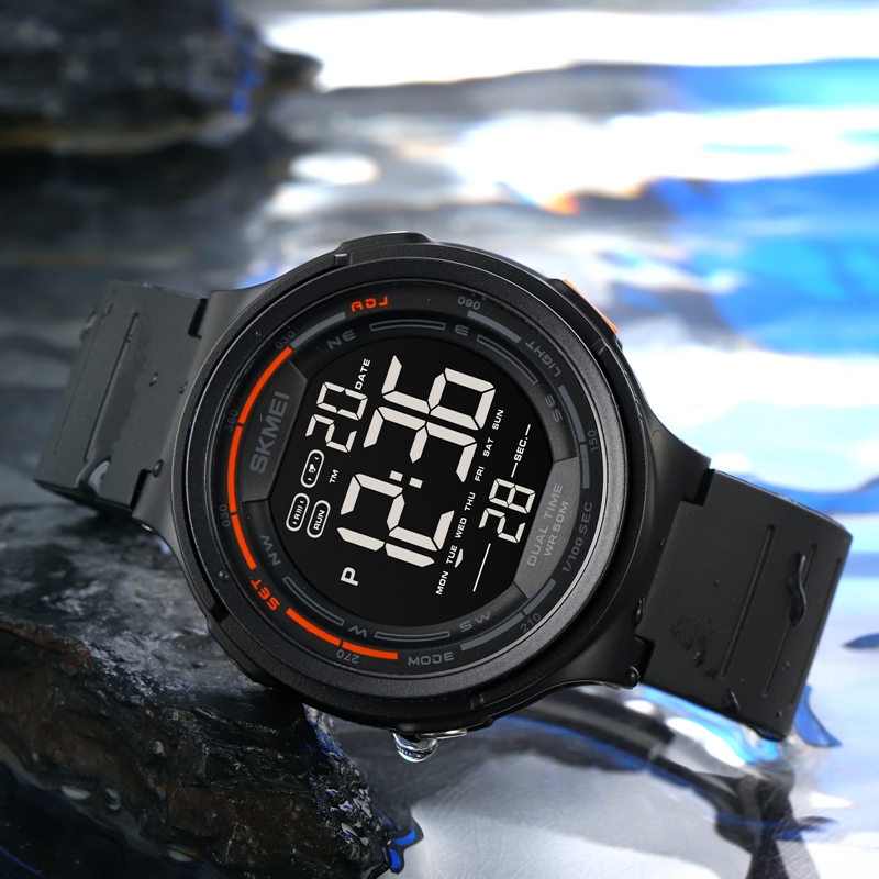 SKMEI 電子デジタル腕時計男性女性屋外防水アラームファッ - Outdoor Sports List のレビューと価格