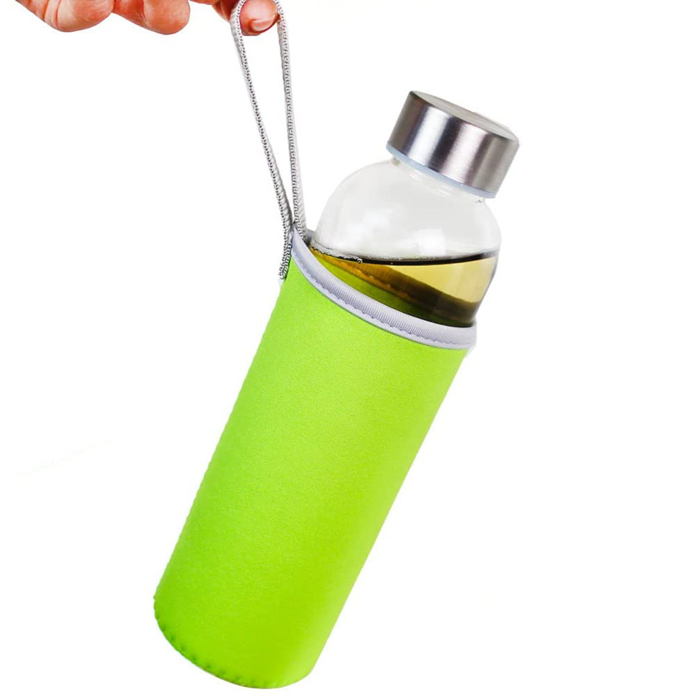 アウトドアスポーツポータブルバッグ真空カップスリーブウォータ - Outdoor Sport Glass Water Bottle のレビューと価格