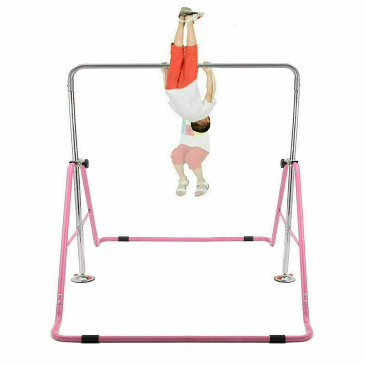調整可能な130cmキッズ用ジムバー、家庭用トレーニング器具 - Gymnastic Bar Home のレビューと価格