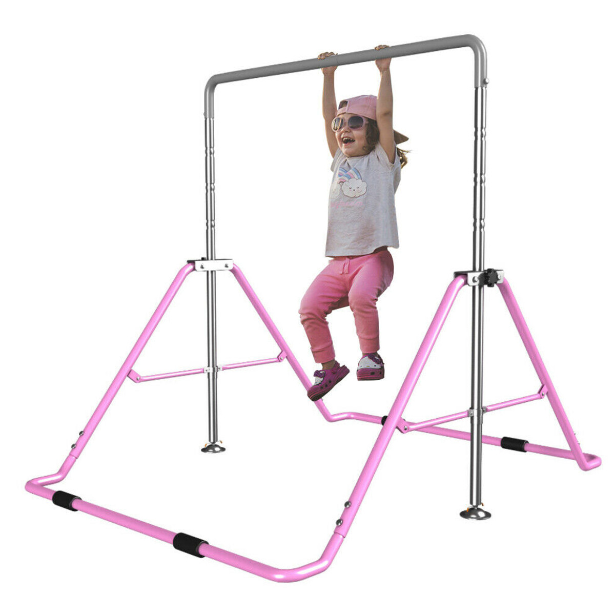 調整可能な130cmキッズ用ジムバー、家庭用トレーニング器具 - Gymnastic Bar Home のレビューと価格