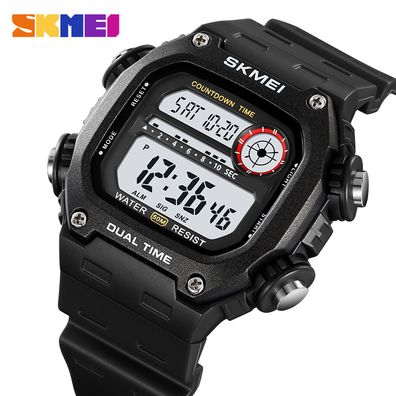 SKMEI 屋外デジタルスポーツエレクトロニクス腕時計男性用 - Outdoor Sports List のレビューと価格