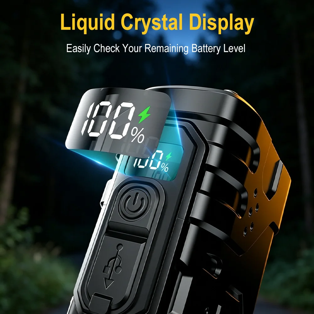 BORUIiT ハンドクランク EDC LED フラッシュラ - Outdoor Sport Lights のレビューと価格