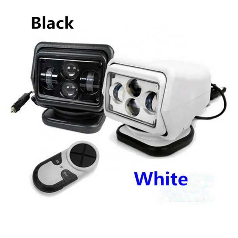 LEDサーチライト、60W 12V24Vリモコン付き360度 - Outdoor Spotlight のレビューと価格