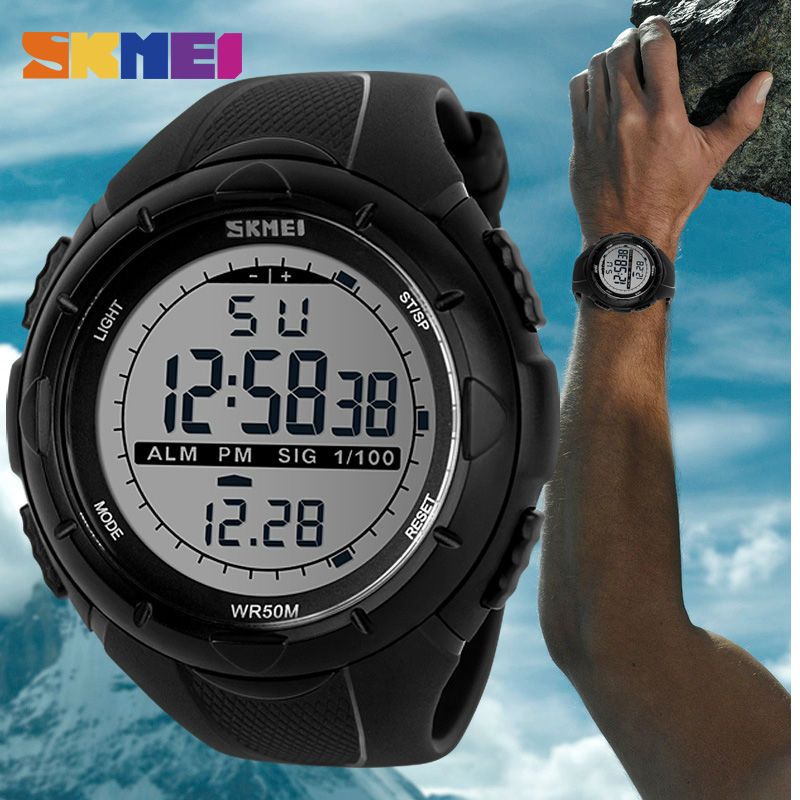 SKMEI アウトドアスポーツ電子時計男性用軍事時計時計防水 - Outdoor Sports List のレビューと価格