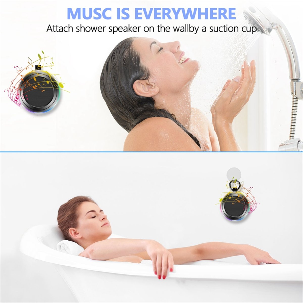 MYdaY- Bluetoothスピーカー 防水 浴室 FM - Outdoor Sports Center のレビューと価格