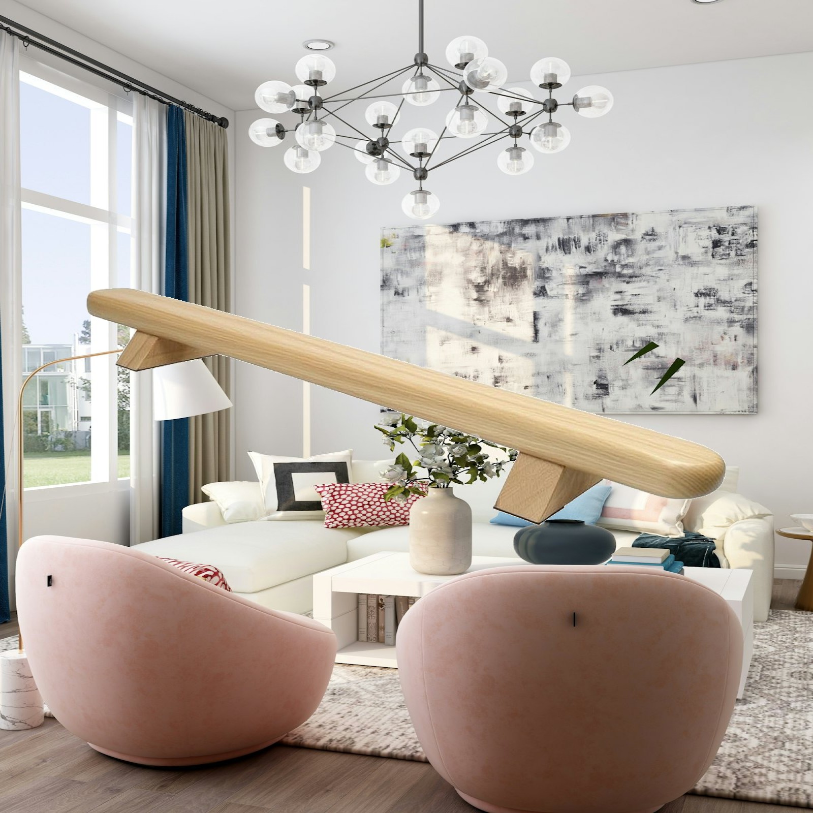 木製体操バー、丸みを帯びたエッジで快適なグリップ、ホームフィ - Gymnastic Bar Home のレビューと価格