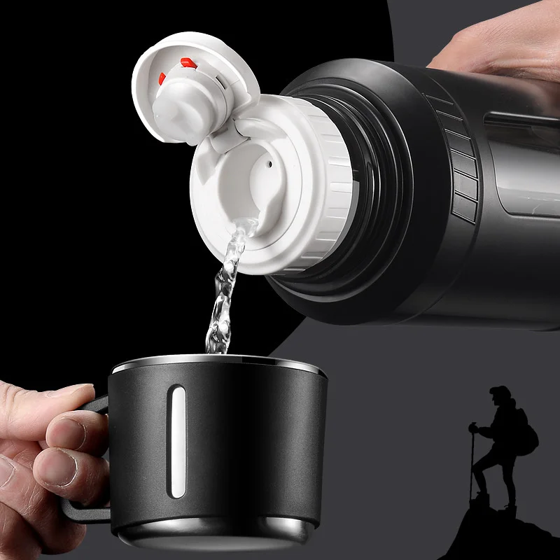大容量2Lガラス製水筒、ストレーナー・インフューザーフィルタ - Outdoor Sport Glass Water Bottle のレビューと価格
